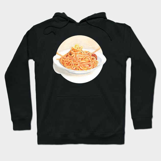 Italian Pasta Hoodie by Brayanamis